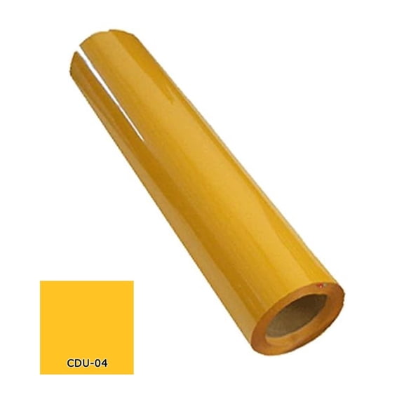 PU Cutting Hot Film Lettering Film T-Shirts Heat Press Transfer HTV Cutting Plotter Craft 20 Inch Yellow
