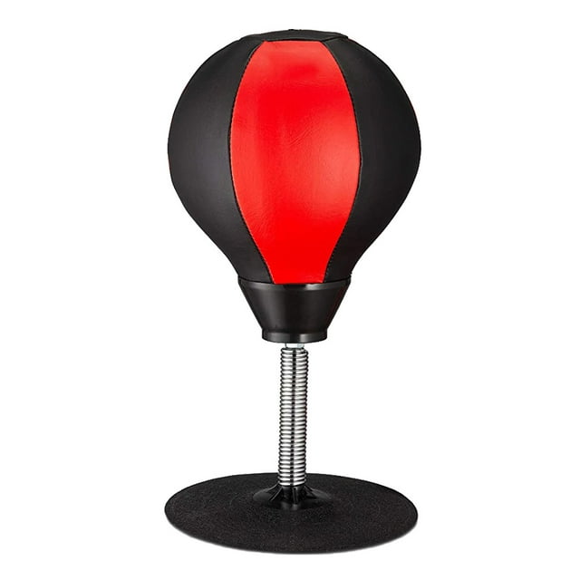 PU Desktop Boxing Ball Stress Relief Inflatable Punching MMA Speed