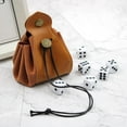thumbnail image 1 of PU Dice Game Accessories Pull Bag,Brown, 1 of 2