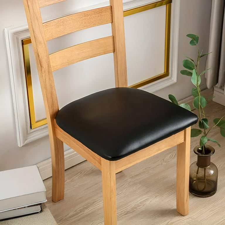 Black seat covers for dining room chairs sale