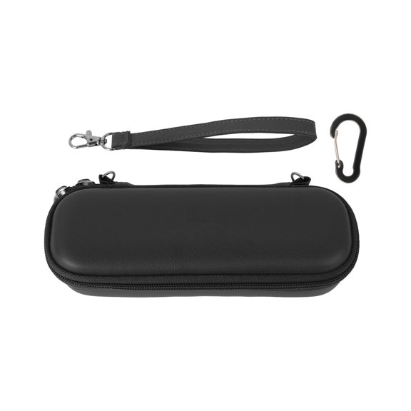 PU EVA Camera Storage Zippered Hard Shell Case with Interior Slot and Mesh Pocket for Travel Carry Use