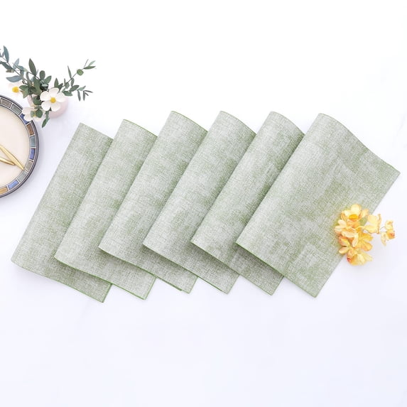 PU Faux Leather Placemats for Dining Table, Set of 6 - Walmart.com