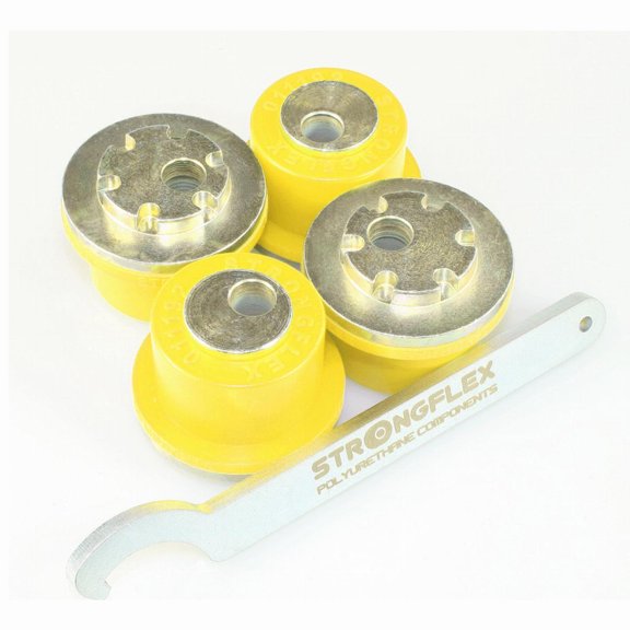 PU Front Upper Arm Bushing Kit Eccentric Sport fits Alfa Romeo 147 (00-10) t...