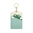 thumbnail image 1 of PU ID Protection Cover Elevator Card Pendant Package Key Holders Credit Card Case Keyring Work Card Animal Card Holder FROG, 1 of 8