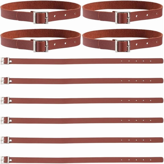 PU Imitation Leather Necklaces for Choker Collar Chain Jewelry Saddle Brown 17.13~17.32 inch(43~44cm)
