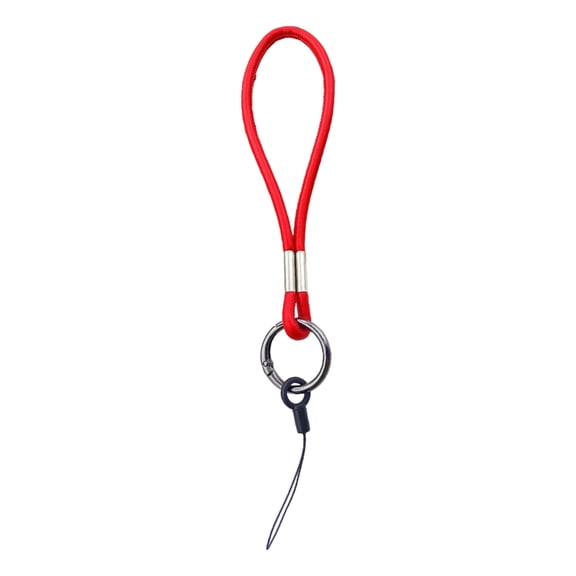 PU Keychain w/ Anti-Slip Hook for Phones Keys Lightweight Unisex Accessory