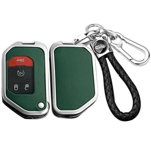 PU Leather 2/3/4 Button Flip Key Fob Cover Case Fit for Jeep 2020 2021 ...