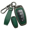 thumbnail image 1 of PU Leather 4/5/7/8 Button Key Fob Cover Fit for Hyundai Tucson 2024 Palisade Sonata 2023 2022 Santa fe Keyless with Leather Keychain, 1 of 6