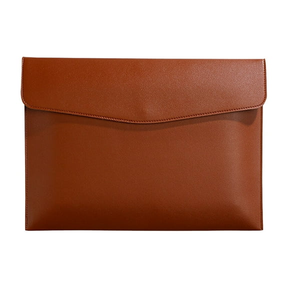 PU Leather A4 Document Holder, A4 File Folder Case, File Folder Organizer, Envelope Folder Case with Invisible Magnetic Closure, File Storage Case for Business Travel, Office Use, 13X9.64inch