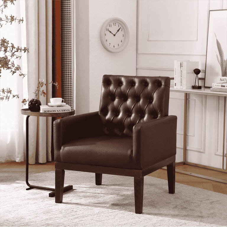 Single chair leather best sale
