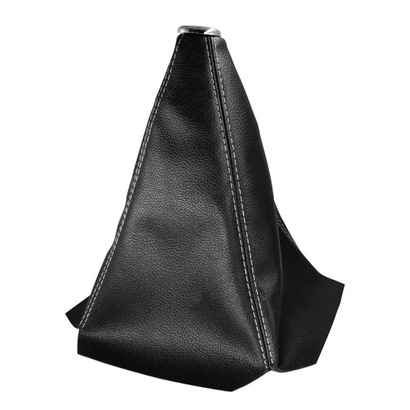 PU Leather Automatic/Manual Shifter Boot with Stitching CarGears Head GearShifter Knob Lever Cover