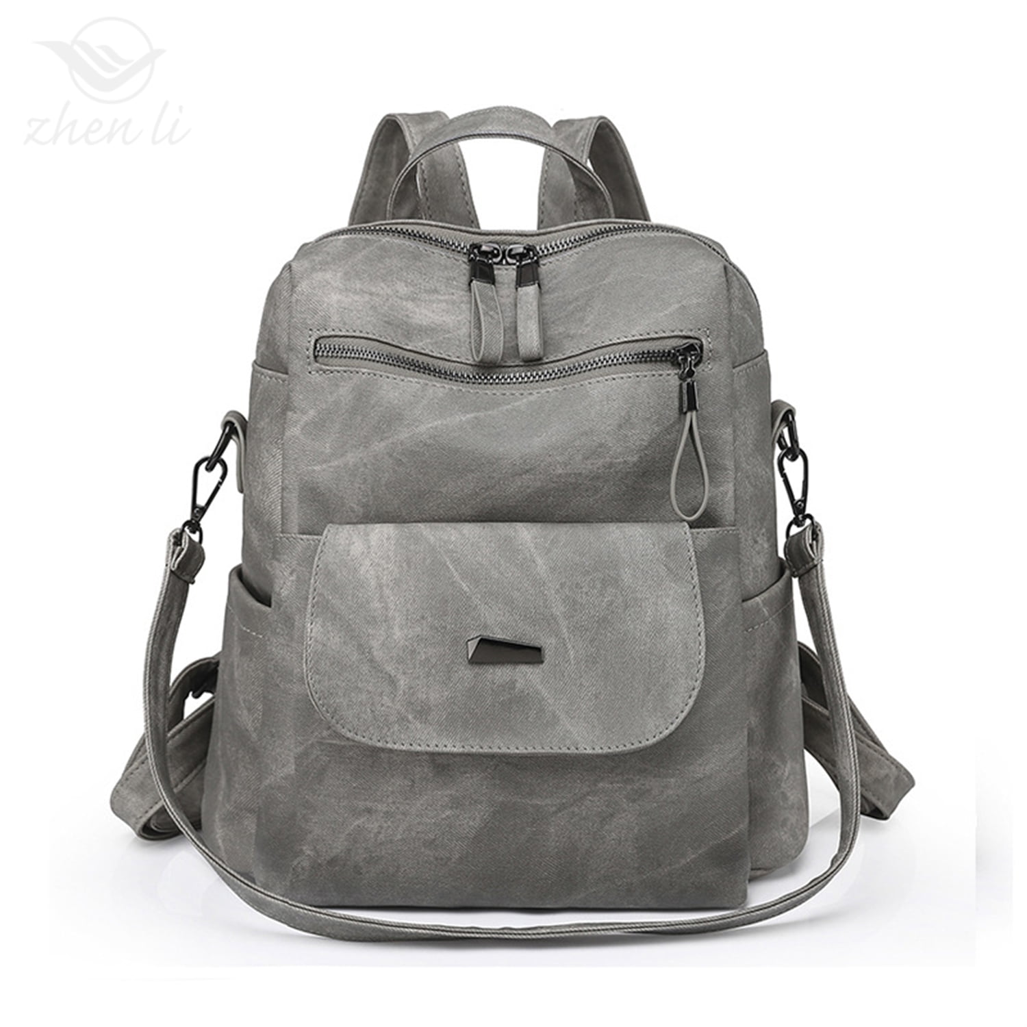 PU Leather Backpack Purse Fashion Multipurpose Design Handbag Ladies Shoulder  Bags Travel Backpack for Women 