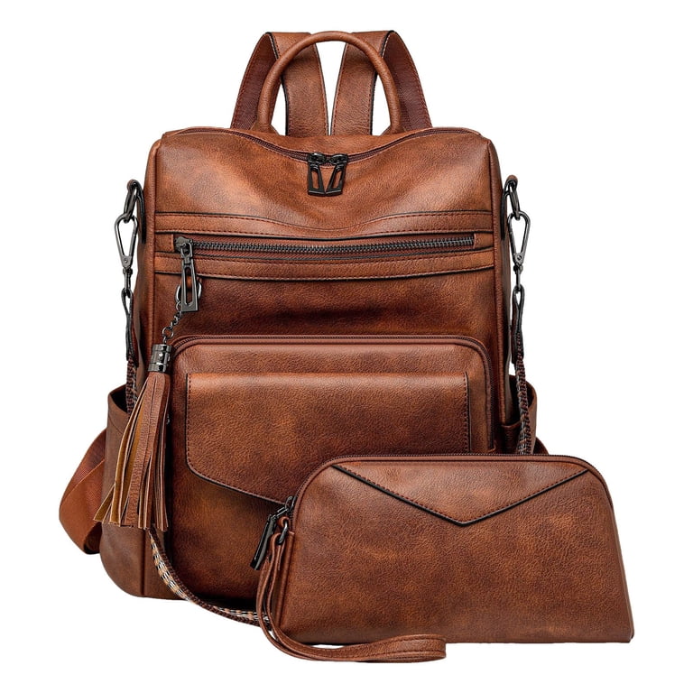 PU Leather Backpack Purse for Women Fashion Handbag Ladies  display picture 1