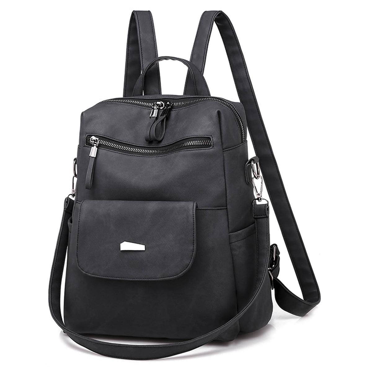 5180 PU Leather Backpack Purse Fashion Multipurpose Design Handbag Shoulder PU Leather Backpack Purse for Women Fashion Multipurpose  main image 4