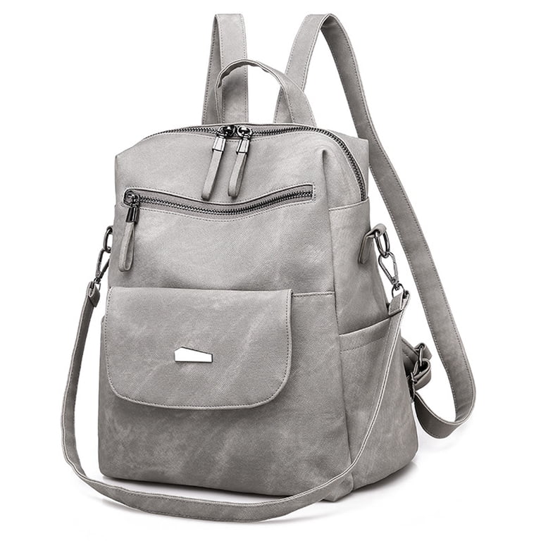 PU Leather Backpack Purse for Women Fashion Multipurpose  display picture 3