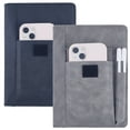 thumbnail image 1 of PU Leather Book Cover Notebook Wraps Rectangle Mixed Color 217x155x19mm 2Pcs 2Color, 1 of 6