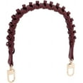 thumbnail image 1 of Braided Imitation Leather Replacement Handles Purses Straps Handbags Shoulder Bag Strap, 1 of 9