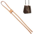 thumbnail image 1 of PU Leather Bucket Bag Drawstring 35.6 Inch Detachable PU Leather Pull String Purse Strap, 1 of 9