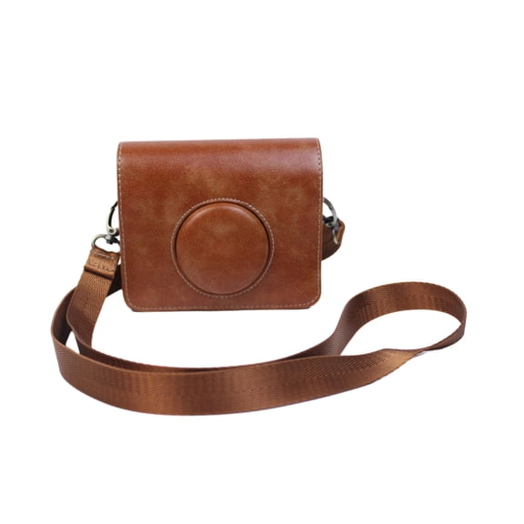 PU Leather Camera Case for Camera Bag with Adjustable Shoulder Strap and Pocket