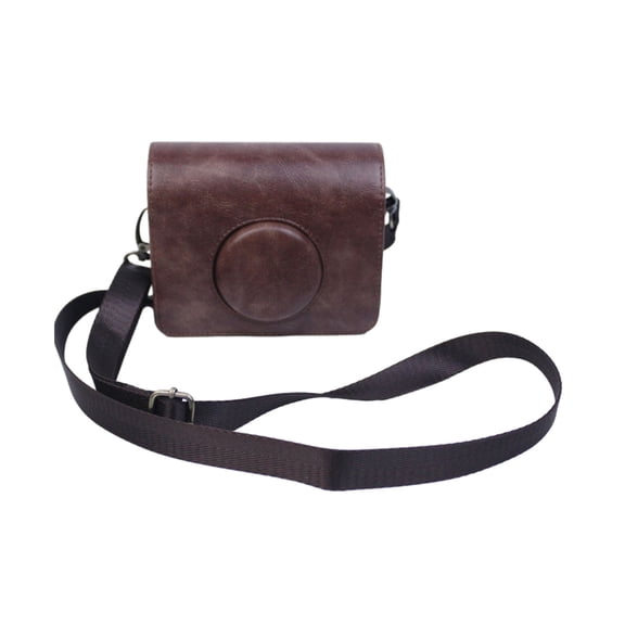 PU Leather Camera Case for Camera Bag with Adjustable Shoulder Strap and Pocket
