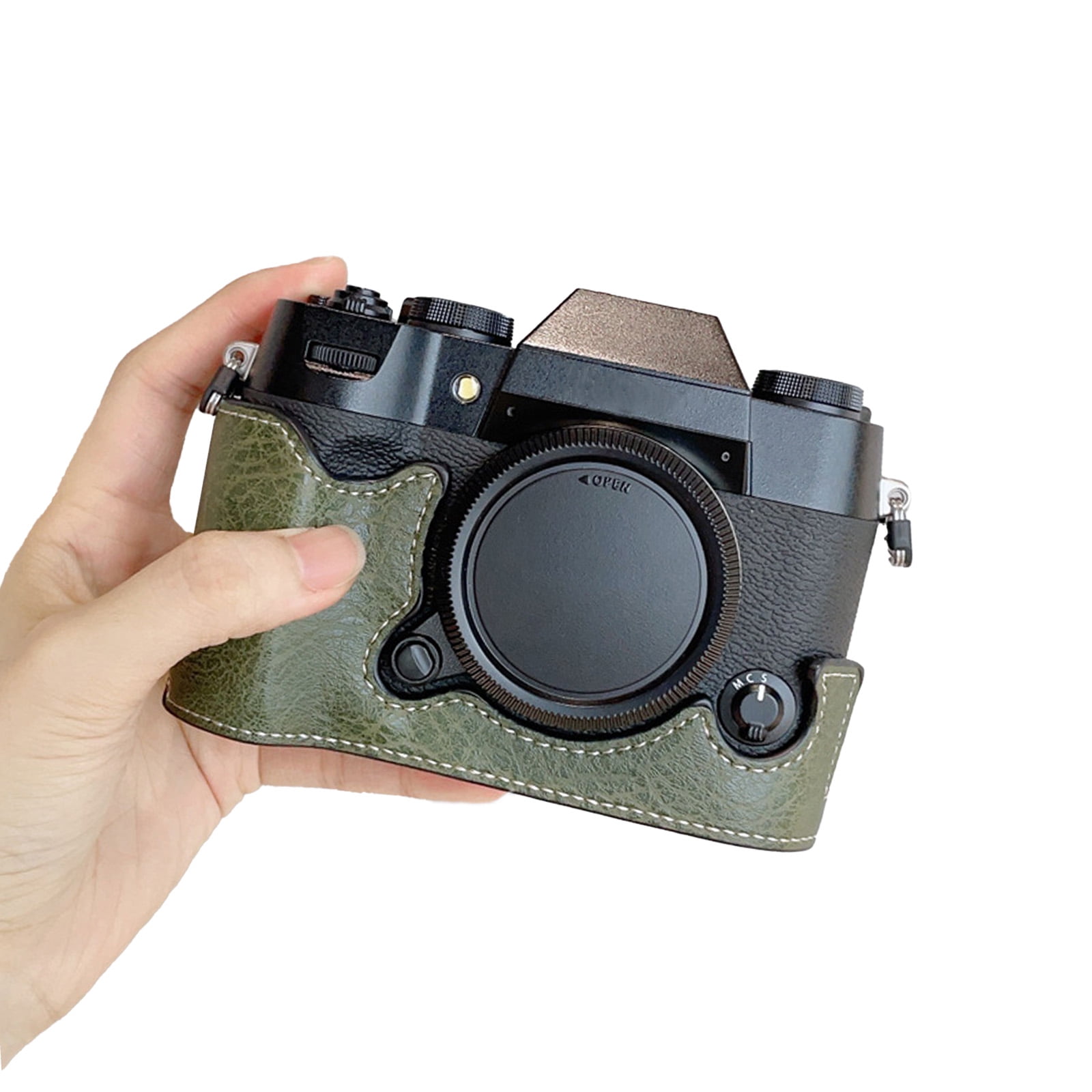 PU Leather Camera Half Case Bag Covers for XT50 Camera Featuring ...