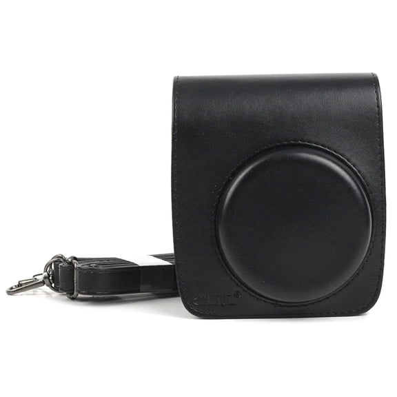 PU Leather Camera Protective bag for FUJIFILM Instax Mini 90 Camera, with Adjustable Shoulder