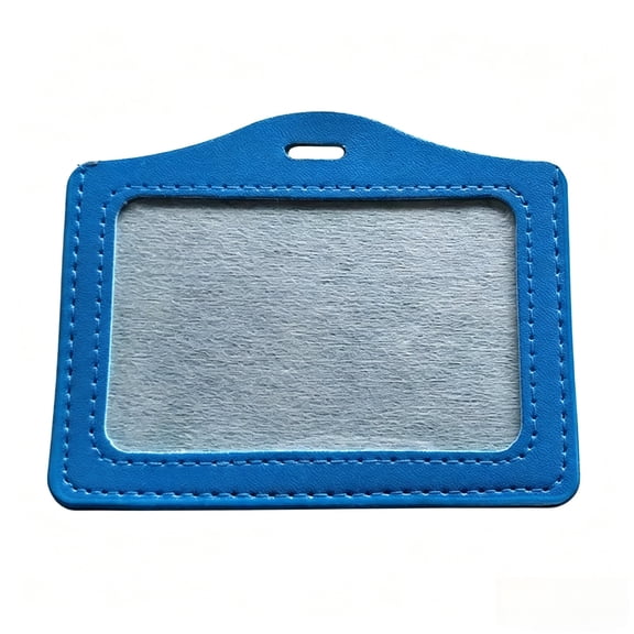 PU Leather Card Cover Bus Credit ID Name Business Working Bank Card Badge Holder Protective Cover