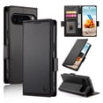 thumbnail image 1 of PU Leather Case Compatible with Google Pixel 9 / 9 Pro, Classic Kickstand/Cover/Wallet/Flip Magnetic Protective Case with Card Slots & Horizontal Stand Phone Case for Google Pixel 9 / 9 Pro, Black, 1 of 7