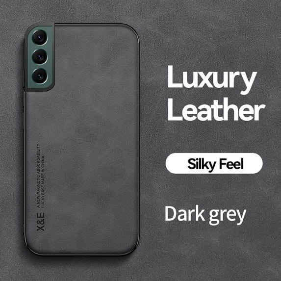 PU Leather Case for Samsung Galaxy A36 5G Plus, Magnetic Attraction Inside Shockproof Silky Feel Protective Cover for Samsung Galaxy A36 5G, Darkgray