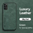 thumbnail image 1 of PU Leather Case for Samsung Galaxy S20+, Magnetic Attraction Inside Silky Feel Shockproof Protective Cover for Samsung Galaxy S20+ (6.7 Inch),Green, 1 of 3
