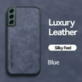 thumbnail image 1 of PU Leather Case for Samsung Galaxy S25+ Plus, Magnetic Attraction Inside Shockproof Silky Feel Protective Cover for Samsung Galaxy S25+, Blue, 1 of 3