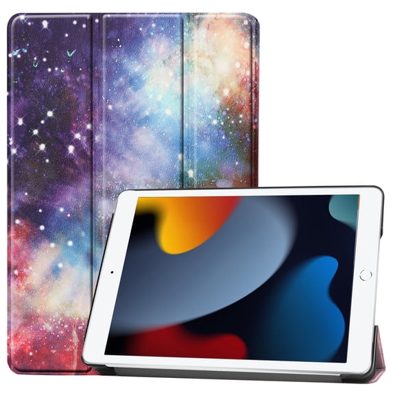 PU Leather Case for iPad 9th 8th 7th Generation 10.2 inch (2021/2020/2019) Flip Stand Cover, Auto Wake/Sleep