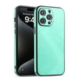 thumbnail image 1 of PU Leather Case for iPhone 11 Pro, Full Camera Lens Protection Cover,PU Leather Slim Luxury Business Non-Slip Grip Rugged Shockproof Full Body Protective Case for iPhone 11 Pro, Mint, 1 of 5