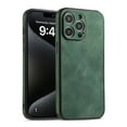 thumbnail image 1 of PU Leather Case for iPhone 13 Pro Max, Full Camera Lens Protection Cover,PU Leather Slim Luxury Business Non-Slip Grip Rugged Shockproof Full Body Protective Case for iPhone 13 Pro Max, Darkgreen, 1 of 5