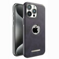thumbnail image 1 of PU Leather Case for iPhone 16 Pro Max Magnetic Compatible with Mag-Safe, Logo View Elegant PU Leather Plating Hard Frame Protective Phone Cover Support Car Mount for iPhone 16 Pro Max 6.9", Purple, 1 of 11