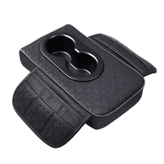 PU Leather Center Console with Cup Holders and Side Pockets for Escape 2013-2025