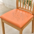 thumbnail image 1 of PU Leather Chair Covers Waterproof - Stretchable Elastic Seat Protector, Scratch Resistant, Dust Proof Slipcover for Dining Chair, Universal Fit 36-48cm, 1 of 8