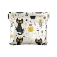 thumbnail image 1 of PU Leather Coin Purse Wallet Compact Water-Resistant Card Cases Money Organizers Black Cat Seamless Pattern, 1 of 7