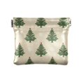 thumbnail image 1 of PU Leather Coin Purse Wallet Compact Water-Resistant Card Cases Money Organizers Motifs Christmas Tree Pattern, 1 of 7