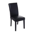 thumbnail image 1 of PU Leather Contemporary Parson Dining Chair, Black, 1 of 1