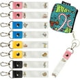 thumbnail image 1 of PU Leather & Cotton Name Marker Keychain with Zinc Alloy Keychain Rabbit 13x2cm, 1 of 8