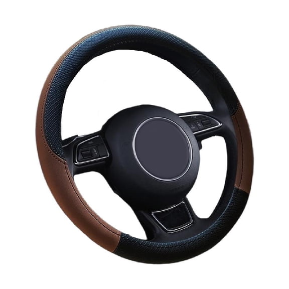 PU Leather Cover, All-Season Grip for Enhanced Control & Driving