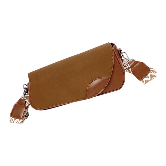 PU Leather Crossbody Bag Ergonomic Design Shoulder Purse Casual Underarm Bags