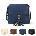 PU Leather Crossbody Bags for Women,Small Shoulder Bag With Adjustable