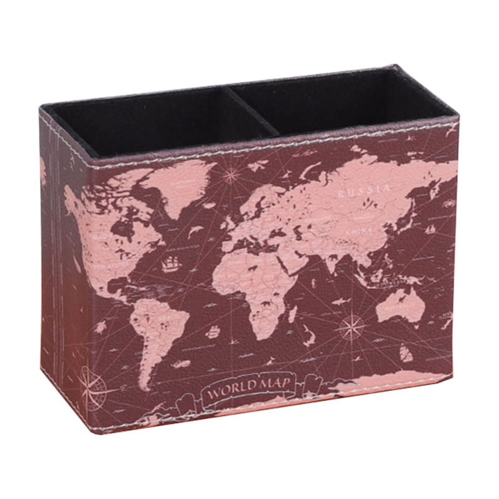PU Leather Desk Pen Holder Pencil Desk Organizer 5 9x 4 3x 2 8Inch pu-leather-desk-pen-holder-pencil-desk-organizer-5-9x-4-3x-2-8inch