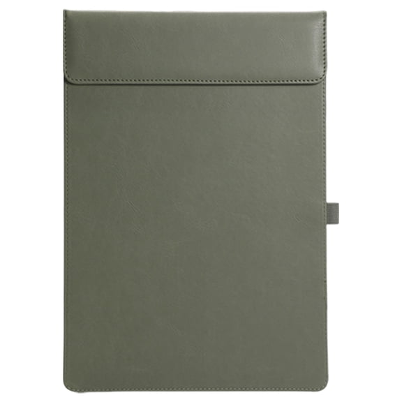 PU Leather Document Folder, Slim A4 Letter Size Portfolio Sleeve, 9.44X13.58inch Protective File Holder for Business Documents, Resumes, Professional Office and Meeting Organization