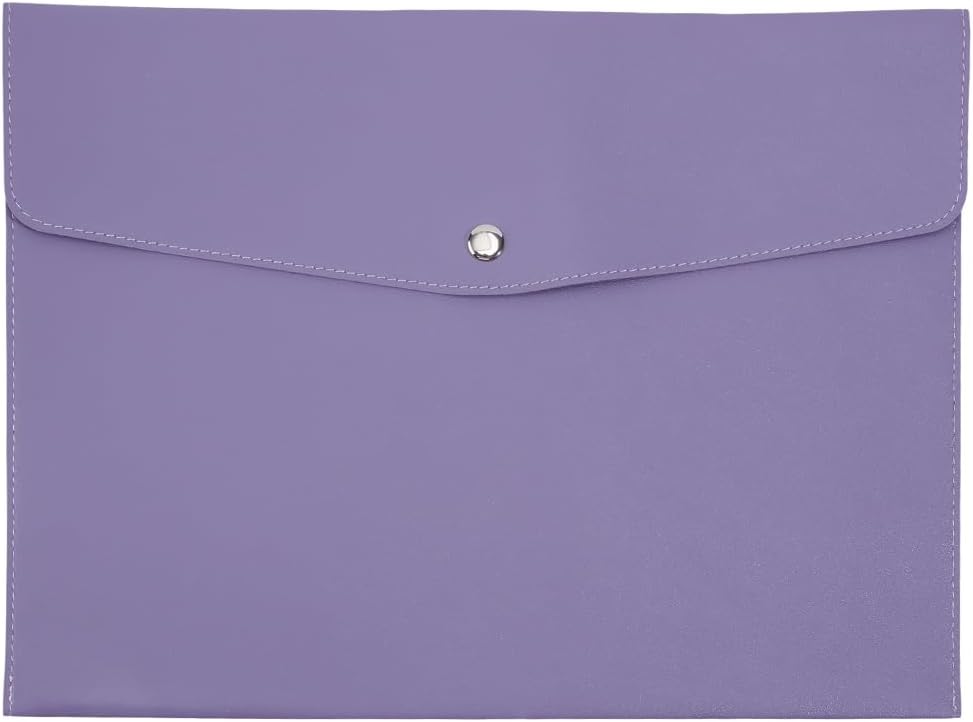 PU Leather Document Holder A4 File Folder Bag Portfolio Envelope ...