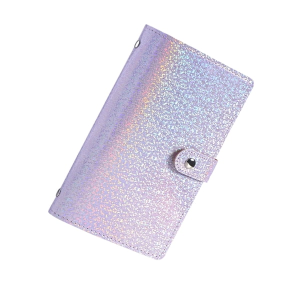 PU Leather Finance Wallet Notebook Cash Saving Notebook With Multiple Compartment Design For Bill Receipts And Cards