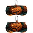 PU Leather Glasses Case Sunglasses Pouch Halloween Pumpkin Eyeglass