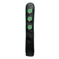 thumbnail image 1 of PU Leather Golf Alignment Rod Cover Case Holder, Golf Embroidery Pattern Headcover Holds at Least 2 Sticks for, 1 of 8